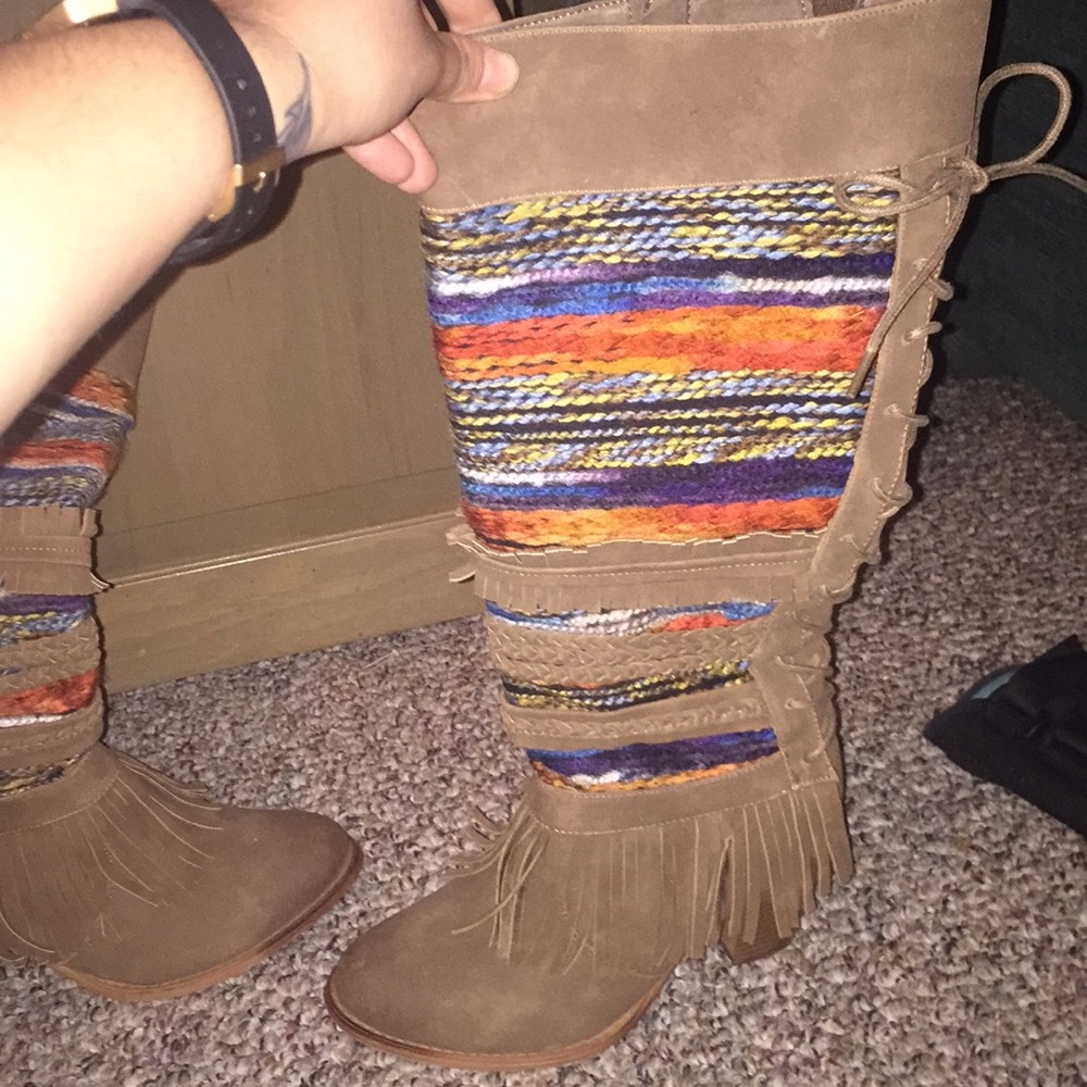 Tall Bohemian Style Boots